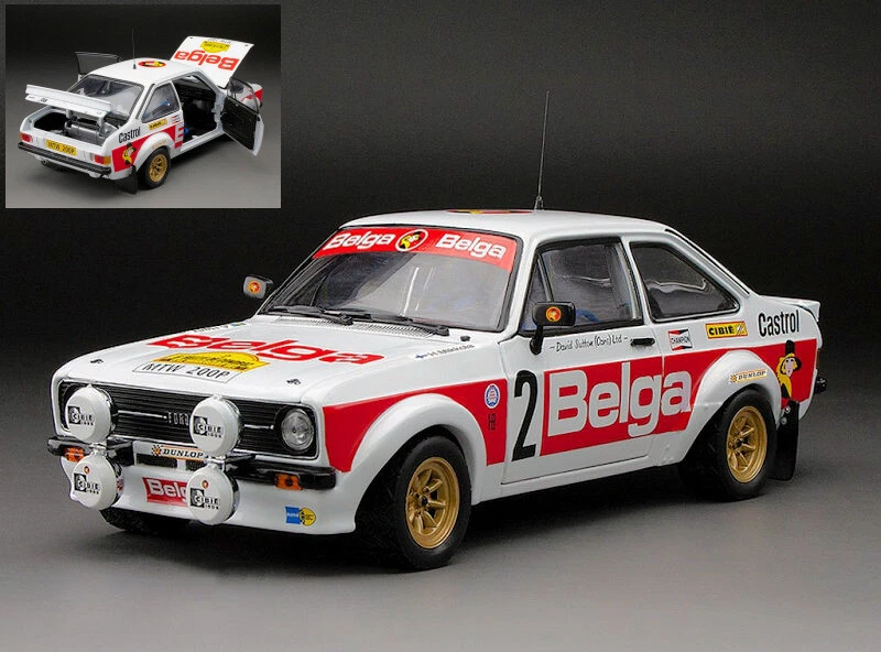 Modellino auto scala 1:18 SunStar FORD ESCORT RS 1800 RALLY DU CONDROZ diecast - Immagine 1 di 1