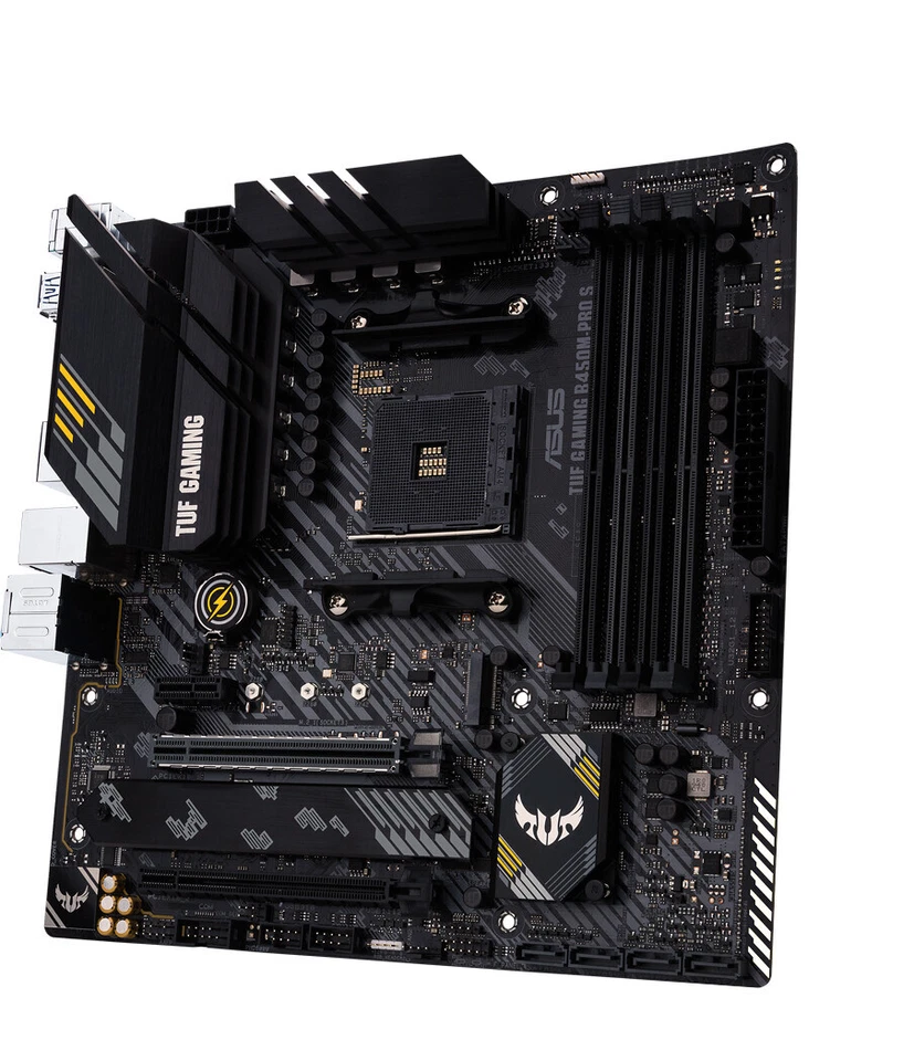Asus tuf GAMING B450M-PRO II Motherboard AM4 For Ryzen 5 5600G cpus CrossFireX - Image 1 of 1