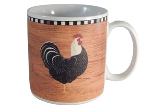 Warren Kimble Rooster Coffee Mug Cup 1999 Sakura Country Cottagecore - Picture 1 of 5