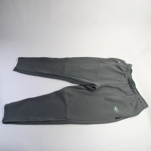 New York Jets Nike NFL On Field Apparel Dri-Fit Athletic Pants Men's Gray Used Cover