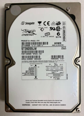 Seagate Cheetah ST39205LW 9GB SCSI 68PIN 10000RPM 3.5" Hard Drive 68 PIN - Image 1 of 2