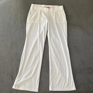 Pantaloni donna Juicy Couture x Forever 21 bianchi gamba svasata tasca bassa taglia L - Foto 1 di 9