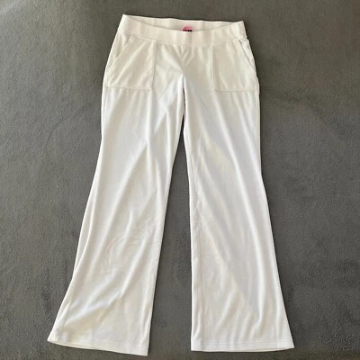 Juicy Couture x Forever 21 White Flare-Leg Low Rise Pocket Pants Women’s Size L - Image 1 of 4
