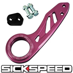 ALUMINUM REAR BUMPER HIGH STRENGTH RACING TOW HOOK PINK P11 - Bild 1 von 1