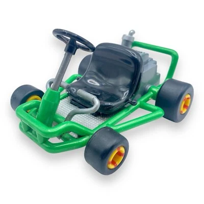 Oficial Mario Kart 64 Luigi's Verde Pull Back Kart Falta Alerón Sin Cinturón de Seguridad Foto 1 de 4