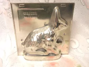 Molde de metal chocolate vintage Kaiser Alemania Occidental conejo de Pascua - Imagen 1 de 8