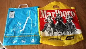 Two Vuintage Plastic Carrier bags Advertising Cigarettes. - Picture 1 of 2