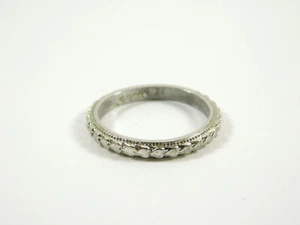 Anello Vintage Cuori Avon Tono Argento Misura 5,5 - Foto 1 di 3