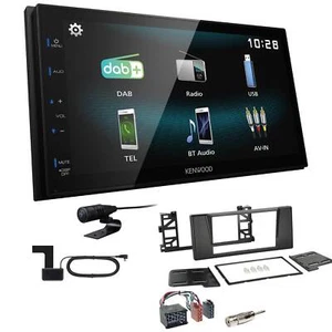 Kenwood Digital Autoradio DAB+ Bluetooth für BMW 5er 1995-2000 schwarz Rundpin - Bild 1 von 5