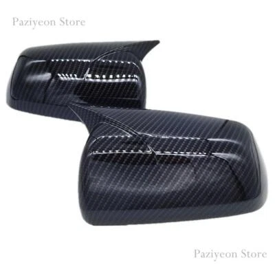 For 2008-2013 Mitsubishi Lancer X10 EX EVO Carbon Fiber Side Mirror Cover Trims - Image 1 of 4