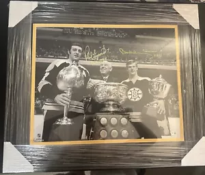 Bobby Orr & Phil Esposito Boston Bruins Autographed 16'' x 20'' Photograph - Picture 1 of 2