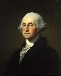 George Washington 1st President Gilbert Stuart U.S. History 8 x 10 Photo Picture - Picture 1 of 1