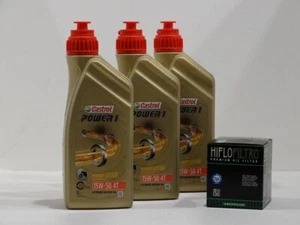 BMW F700 GS  Bj:13-18,3 Ltr.,CASTROL Premium 15W50,Öl u. Ölfilter - Bild 1 von 1