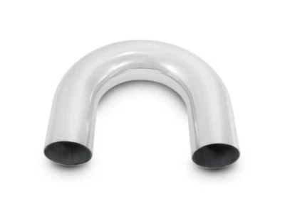 Vibrante 3,5 pulgadas O.D. Tubo de aluminio universal 180 grados curvado - pulido - 2870 Foto 1 de 4