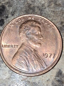 1977 No Mint Mark Error Lincoln Memorial Cent, Misalignment Variety - Picture 1 of 18