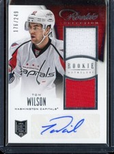 2013-14 Panini Rookie Anthology Jerseys Auto #192 Tom Wilson 176/249
