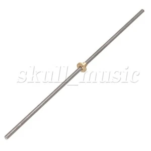 Stainless Steel Lead Screw Rod with Nut Set 450mm Length for 3D Printing - Picture 1 of 3
