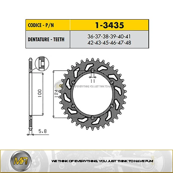 DUCATI SPORT 750 2001 2002 PIÑÓN TRASERO ACERO SUNSTAR PITCH 520 CON 41 DIENTES Foto 1 de 1