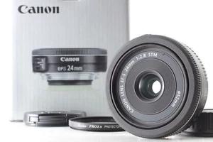 Casi Mint En Caja Canon EF-S 24mm F2.8 STM AF Lente Gran Angular Desde Japón - Imagen 1 de 9