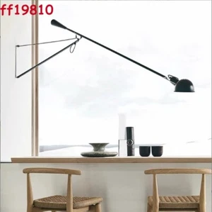 Modern Long Arm Wall Lamps Industrial Swing Arm Minimalist Reading Lamp Fixture - Picture 1 of 12
