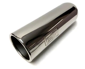 EXHAUS TIP SS-304 TIPS FOR TRUCKS/SUV/4X4 3.0" DIAMETER 14" LENGTH ROLLED TIP - Bild 1 von 4