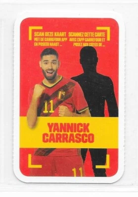 Carte Carrefour - Euro 2020 - Belgique - Yannick Carrasco - 02 - Photo 1/2