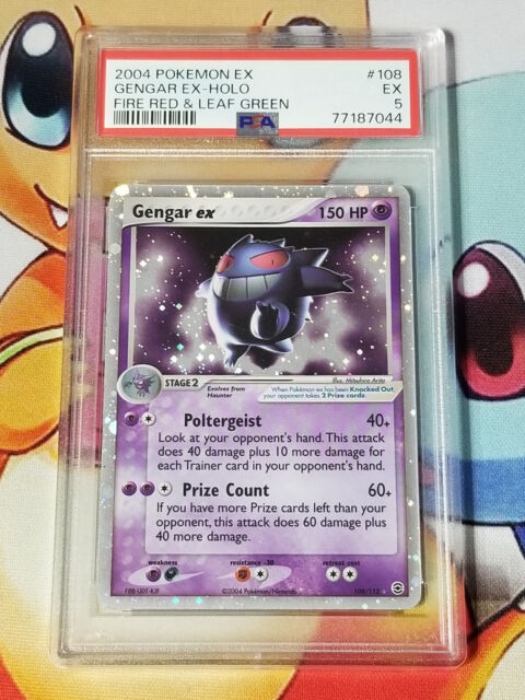 2004 Pokemon, FireRed & LeafGreen, #108/112 Gengar EX, Holo Ultra