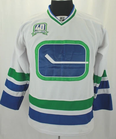VINTAGE! REEBOK VANCOUVER CANUCKS  LUONGO #1 FAN JERSEY SIZE L VGC! Cover