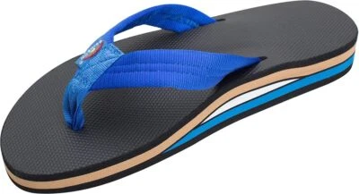 Man Rainbow классический резиновый двойной слой мягкий верхний 1 «нейлоновый ремень 302ARP синий новый - Изображение 1 из 4