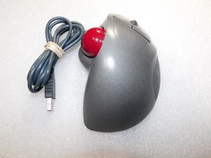 Logitech Trackman T-BB18 Marble Wheel USB Trackball Mouse+Scroll 804360-1000 - Picture 1 of 4