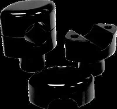 Elevador de manillar LA Choppers 1,5 pulgadas negro liso pesado Kawasaki Vulcan 900 06-19 Foto 1 de 3