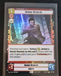 Star Wars Unlimited - Heroic Resolve FOIL #155 RARE - SHD - Bild 1 von 1