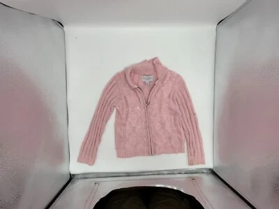 SUÉTER USADO SONOMA LIFE+STYLE GIRL 6 COM ZÍPER COM MANCHA NO BRAÇO PLAYWEAR - Imagem 1 de 4