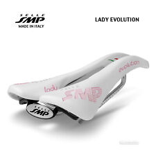 NEW Selle SMP LADY EVOLUTION Saddle Womens : WHITE - MADE IN iTALY
