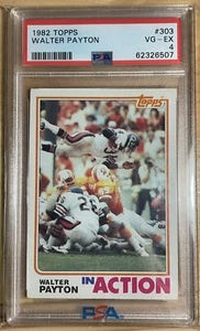 PSA 4 VG-EX 1982 Topps 303 Walter Payton - Picture 1 of 2