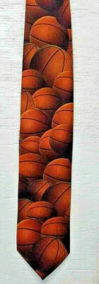 Ralph Marlin баскетбол просто мячи 1995 оранжевый мужской галстук новинка - Изображение 1 из 3