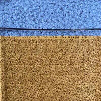1/2 yard VTG Fabric Jinny Beyer RJR Fashion Fabrics Yellow Brown  - Image 1 of 3