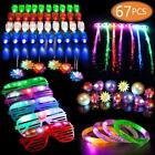 67 Pcs Led Light Up Toys Party Favors Glow In The Dark Party Supplies