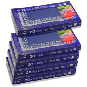 100 x Dunicel Mitteldecken 84x84cm Tischdecken Winter Feeling BLAU (5x20er) - Bild 1 von 5