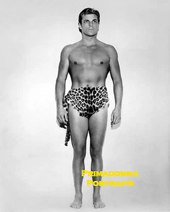 BUSTER CRABBE 8X10 Labor Foto 1933 "TARZAN" HÜBSCHES LENDENTUCH TIERPORTRAIT - Bild 1 von 1