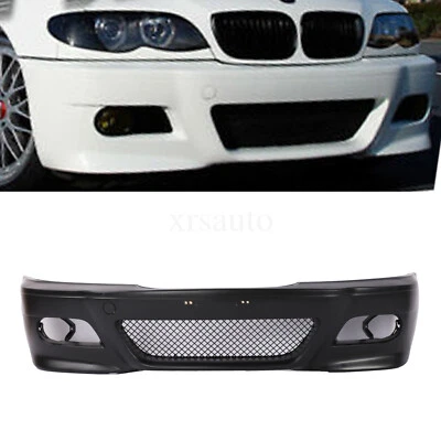 New Front Bumper Covers Fit M3 Style For BMW 3 series E46 1999-2005 SEDAN 2D 4D Foto 1 de 4