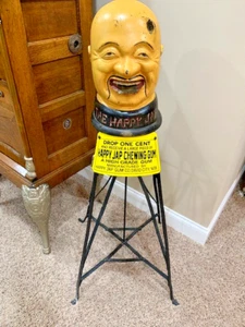 Happy Jap Chewing Gum Machine Sign from 1901 - Picture 1 of 4