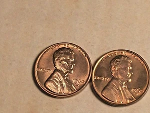 1960 D SD Small Date / LD Large Date Lincoln Memorial Cent Penny Stempelglanz - Bild 1 von 5