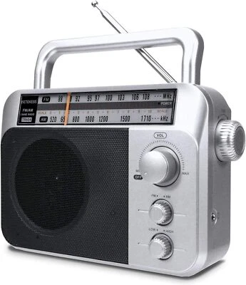Retekess TR604 AM FM Radio, Portable Radios with Best Reception, AC or D Battery - Image 1 of 4