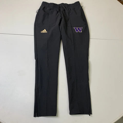 New Adidas University Of Washington Huskies Warm Up Pants Team Issue Black S Cover