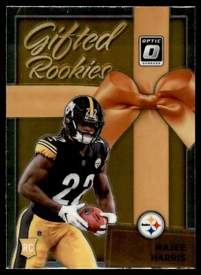 2021 DONRUSS OPTIC GIFTED ROOKIE NAJEE HARRIS PITTSBURGH STEELERS #GR-13 - Image 1 of 2