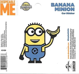 Despicable Me Banana Minion Figur abziehen Auto Aufkleber Aufkleber NEU UNBENUTZT - Bild 1 von 1