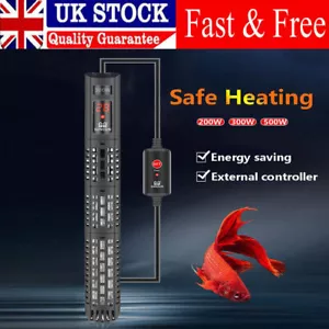 200/300/500W LED Digital Submersible Aquarium Water Heater Fish Tank Thermostat - Picture 1 of 15