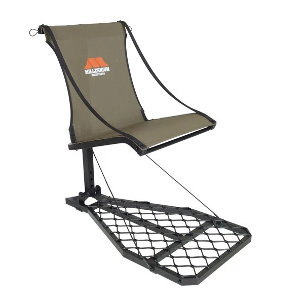 Millennium M-100 Aluminum Ultralite Hang-On Treestand w/Safe-Link - Image 1 of 1
