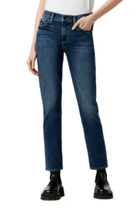 Joes Jeans Damen The Lara Mid Rise Cigarette Ankle Denim Jeans 31x25 Dark Wash - Bild 1 von 13